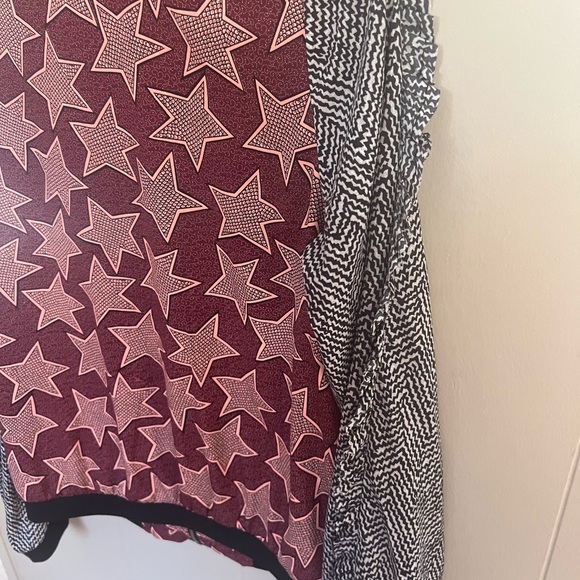 Maison Scotch & Soda Star Patterned Jacket in Red and Pink - Picture 1 of 8